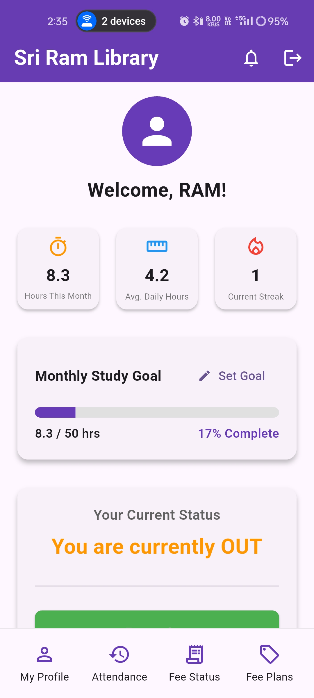 Student App Mockup